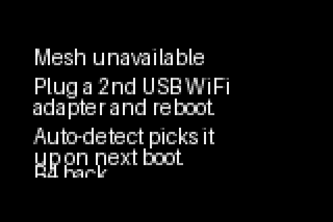 No second WiFi adapter